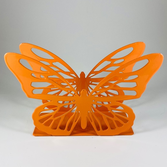 Unbranded Other - Super cute bright orange butterfly napkin holder